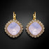 Earrings "Dazzling Sparkle III (Rose Water Opal)" with Swarovski™ crystals